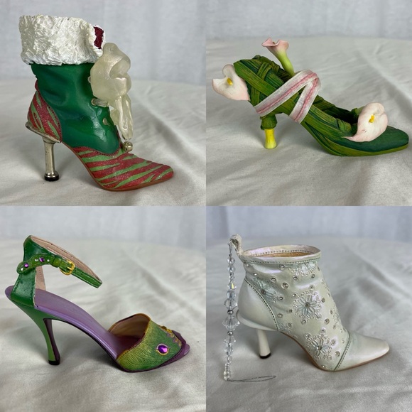 Collection of 4 Antique Just the Right Shoes - Picture 1 of 15